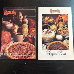 Vintage Kahlua Recipe Booklets Cocktails Desserts Mixology Guide